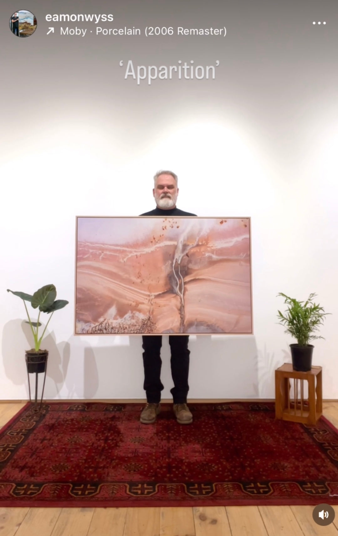 'Apparition' - I watch in wonder as I fly my drone over the magnificent salt pans of Lake Tyrrell, Victoria’s largest salt lake. And there lies an apparition, something strangely familiar, made up of the natural shapes and colours of the lake.