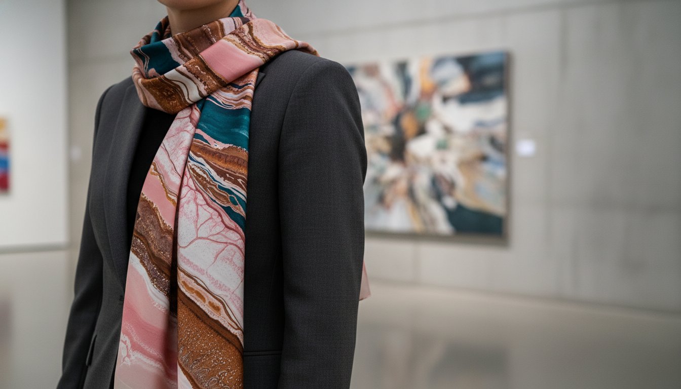 Artist Designed Scarves: The Uncompromising Fusion of Fine Art and Luxury Silk